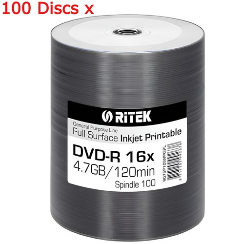 100 ritek traxdata dvd - 100,