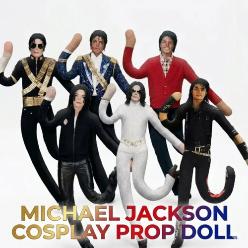 28cm michael jackson cosplay - michael,