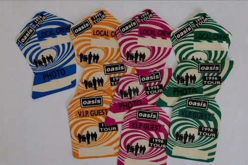 Oasis 1996 tour - -, passes