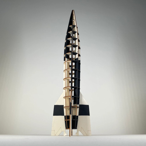 Prop rocket diy wooden - v2,