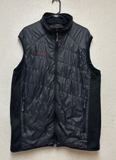 Mammut Vest Men’s Gray Black Ajungilak Lightweight Full Zip Outdoor Sz 2XL