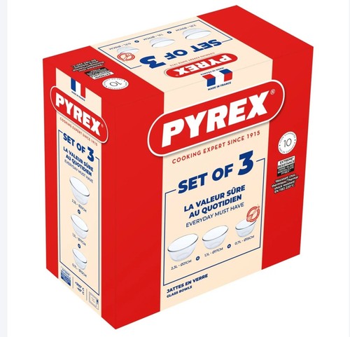 Pyrex glass bowls - glass,
