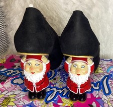 Irregular Choice, Santa Cutie, Black Velvet Shoe, Size 7.5 (EU 41) Christmas