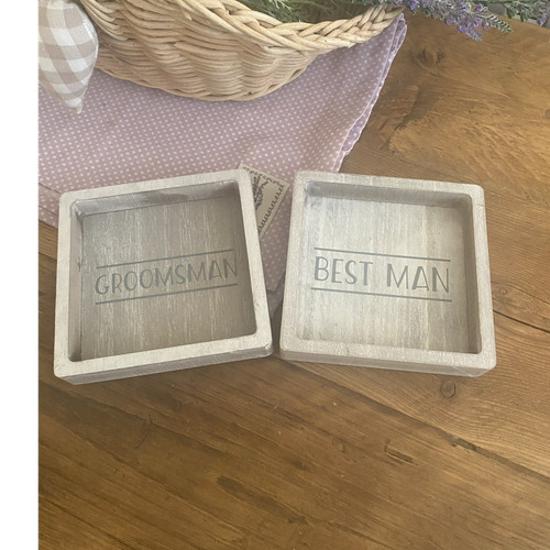 Wooden wedding favour boxes - wedding,