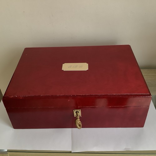 Wood rectangular jewellery box - wood,