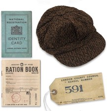 World War Two Evacuee Memorabilia Bundle | 1940s Fancy Dress, WW2 Costumes for