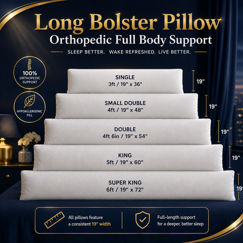 Bolster pillow orthopedic - bolster,