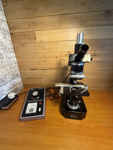 Vintage nikon microscope - vintage,