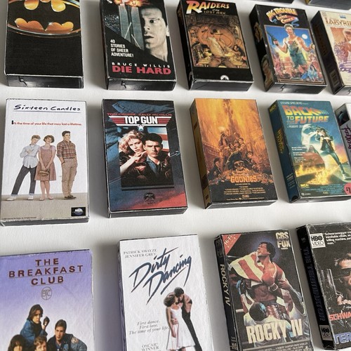 Retro movies mini vhs - 80's,