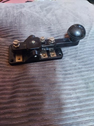 Vintage morse code key 8 - vintage,