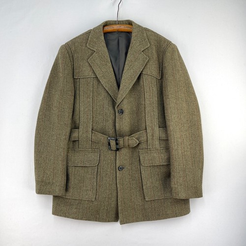 Bespoke tweed shooting jacket - tweed,