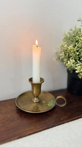 Vintage solid brass