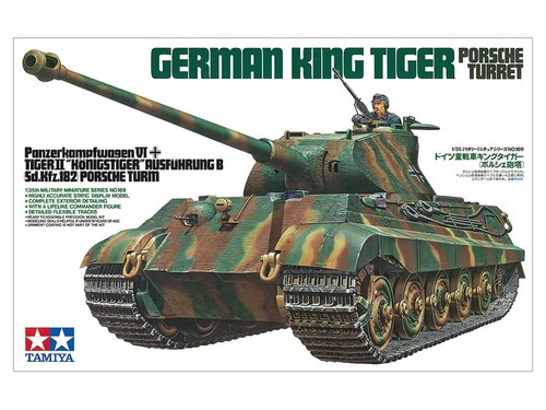 Tamiya king tiger porsche - 1/35,