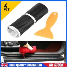 4PCS 5D Fiber Carbon Car Door