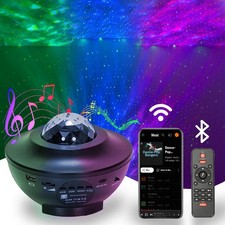 Galaxy Projector Night Light Star Sky USB Bluetooth Party Music Light 