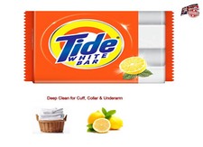 Tide White Detergent Bar with Lemon Tough Stains