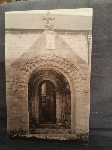 Morsenstow church norman door - church,