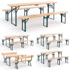 Wooden Picnic Bench Table Portable Folding Pub Bench Picnic Table / Bench / Sets