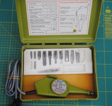 Vintage Burgess Powerline Model 72 2-Speed Engraver Kit – Made in England – Hobb