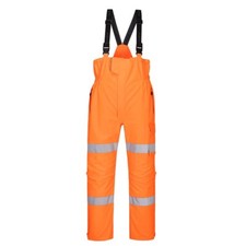 Extreme  Waterproof Hi-Vis Bib & Brace Waterproof Breathable Safety S593