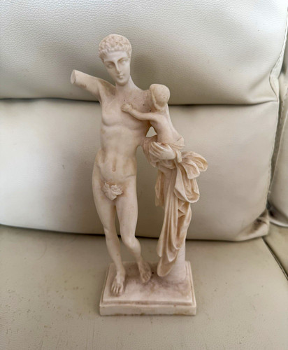 Greek statue hermes and - of,