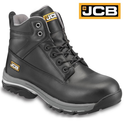 Mens jcb workmax - s1p, leather