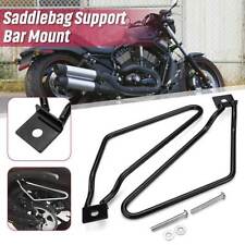 Universal Motorbike Motorcycle Saddle Bag Mount Bracket Bars Pannier Holder Rack