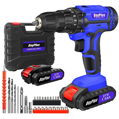 21v cordless drill set - drill,