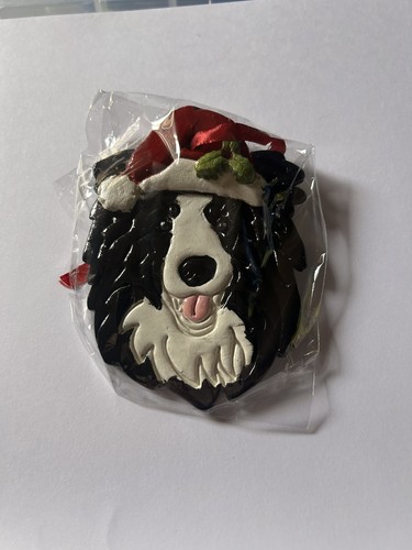Rough collie dog - , christmas