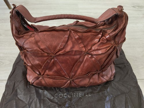 Coccinelle brown leather - coccinelle,, brown,
