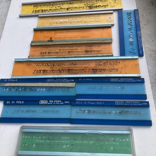 11x vintage rotring uno faber - vintage,