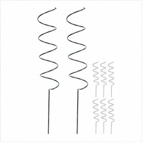 8pcs spiral design iron plant - 8pcs,