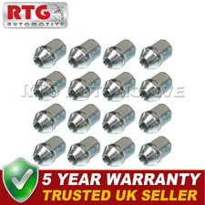16x Wheel Nuts For Toyota MR2 Mk1 1984-1989 (Steel Wheels) Silver