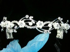 Bridal Crystal Silver Plated