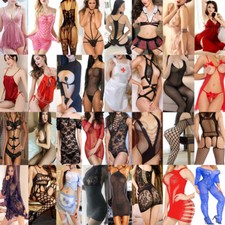 Lot Women Sexy Lingerie Dress G-string Underwear Babydoll Sleepwear Nightwear/