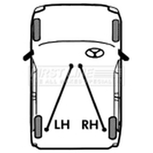 Handbrake cable for renault - cable,