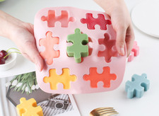 Building Block Cake Mould Puzzle Biscuit Ice Cube Silicone Baking Mold Non-Stick