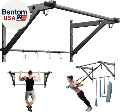 Wall mounted pull bar - up,