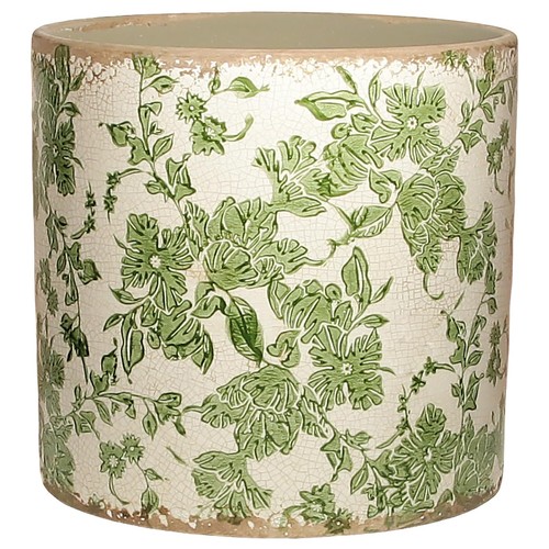 Large green plant pots with - large,