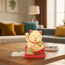 Lucky Cat Waving Arm Vivid