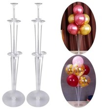 4,6, 10 Table Balloon Stand Kit, Balloon Sticks & Holders for Party Decor