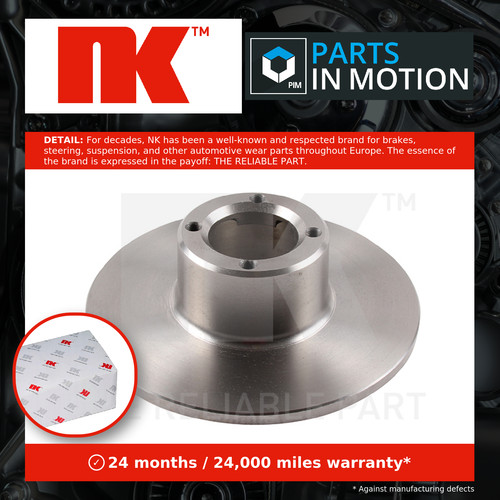 Brake discs pair - discs, fits