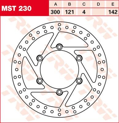 Trw round fixed brake - trw,