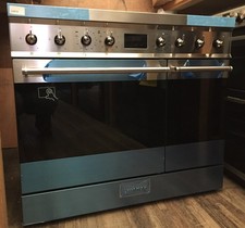 Smeg 90cm Dual Fuel Range Cooker - Stainless Steel, Pyrolytic, C92GPX2   (10974)