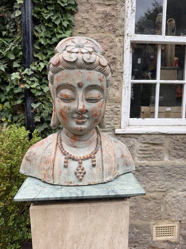 50cm hollow resin kwan - 50cm, yin