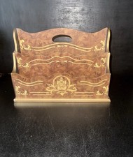 Vintage Wooden Letter Rack