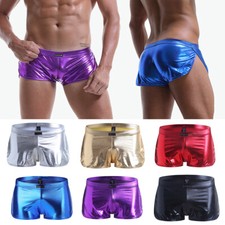 Men Stretch Boxer Shorts Shiny