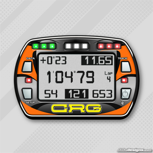 Crg old style gel sticker - old,