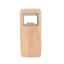 Wooden Bottle Opener Natural Wood And Stainless Steel Blank Home Bar Gift