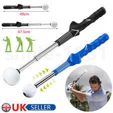 Retractable Golf Swing Training Aid Golf Grip Trainer Warm-up Practice Indoor